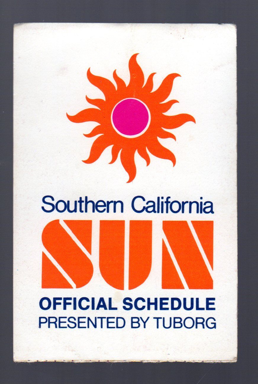 DFLM-30173 · Southern California Sun (WFL) Memorabilia Donald 